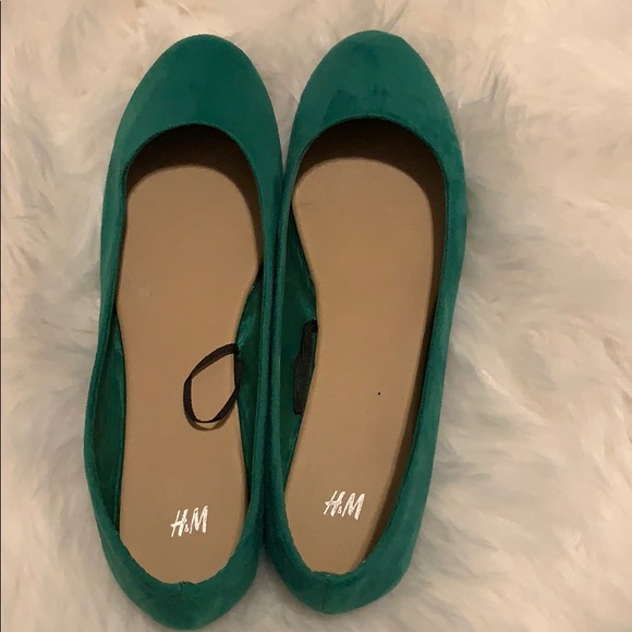 H&M Shoes - Green flats